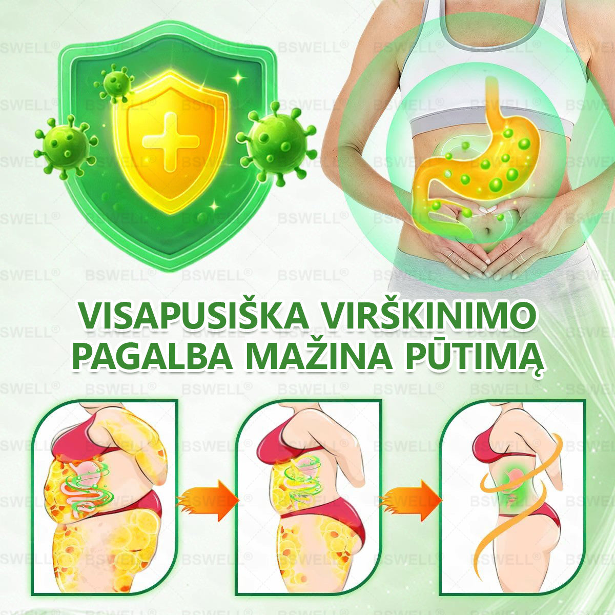 👩‍⚕️BSWELL® Nano mikroadatinis lieknėjimo pleistras – Matomi pokyčiai per 28 dienas Svorio kontrolei, širdies sveikatai, cukraus balansui, žarnynui ir sąnariams.