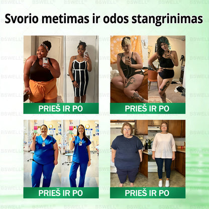 👩‍⚕️BSWELL® Nano mikroadatinis lieknėjimo pleistras – Matomi pokyčiai per 28 dienas Svorio kontrolei, širdies sveikatai, cukraus balansui, žarnynui ir sąnariams.