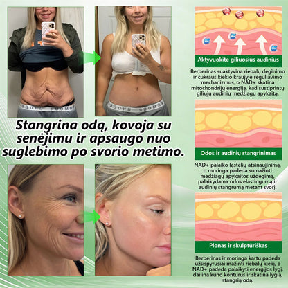 👩‍⚕️BSWELL® Nano mikroadatinis lieknėjimo pleistras – Matomi pokyčiai per 28 dienas Svorio kontrolei, širdies sveikatai, cukraus balansui, žarnynui ir sąnariams.