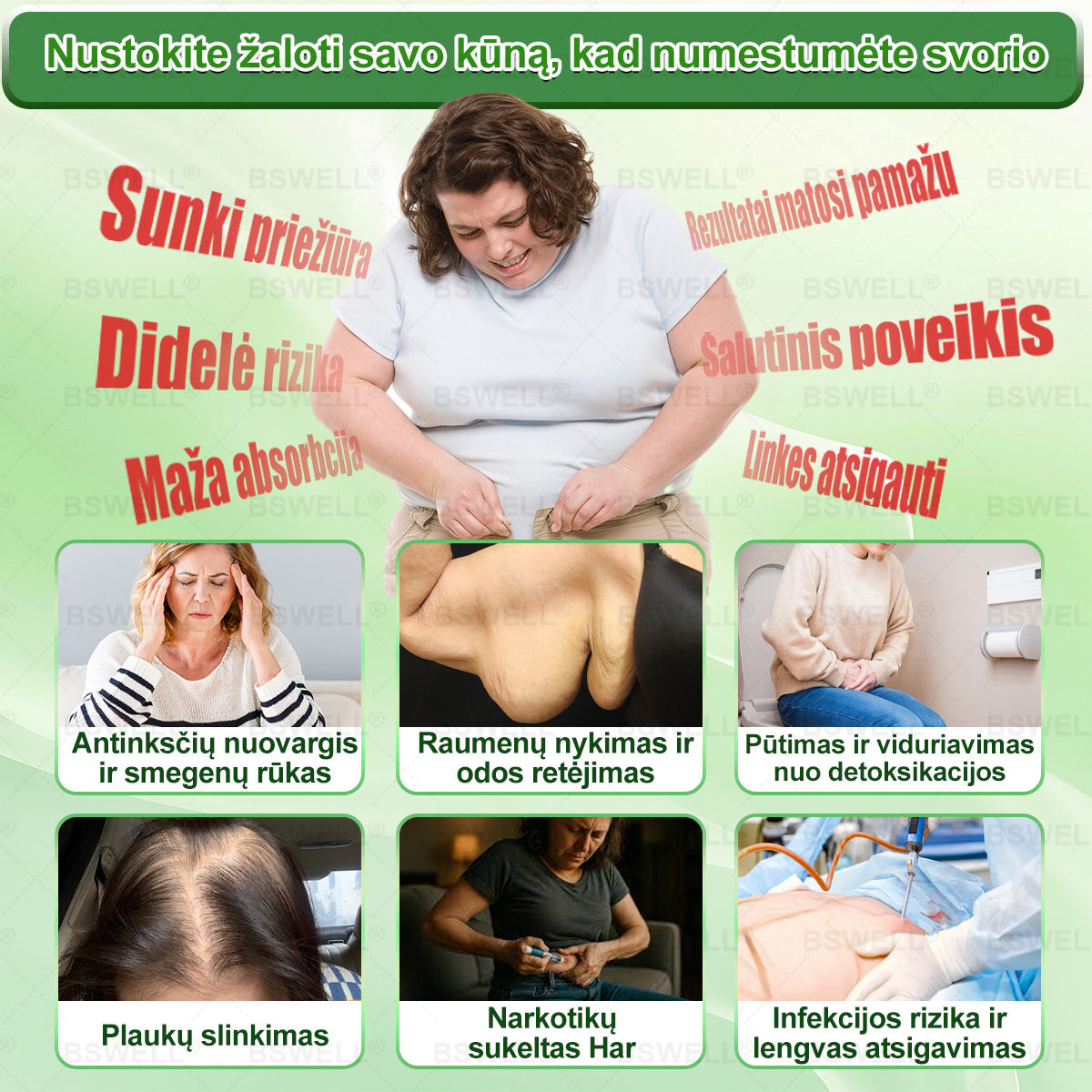 👩‍⚕️BSWELL® Nano mikroadatinis lieknėjimo pleistras – Matomi pokyčiai per 28 dienas Svorio kontrolei, širdies sveikatai, cukraus balansui, žarnynui ir sąnariams.