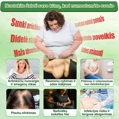 👩‍⚕️BSWELL® Nano mikroadatinis lieknėjimo pleistras – Matomi pokyčiai per 28 dienas Svorio kontrolei, širdies sveikatai, cukraus balansui, žarnynui ir sąnariams.